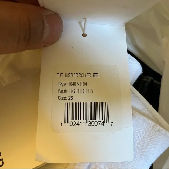 MOTHER The Hustler Roller Heel Jeans In High Fidelity Size 26 NWT - Picture 6 of 8